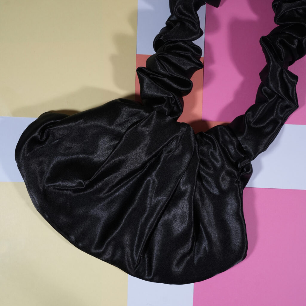 Black Scrunchie Cross Body Bag | World of Scrunchique