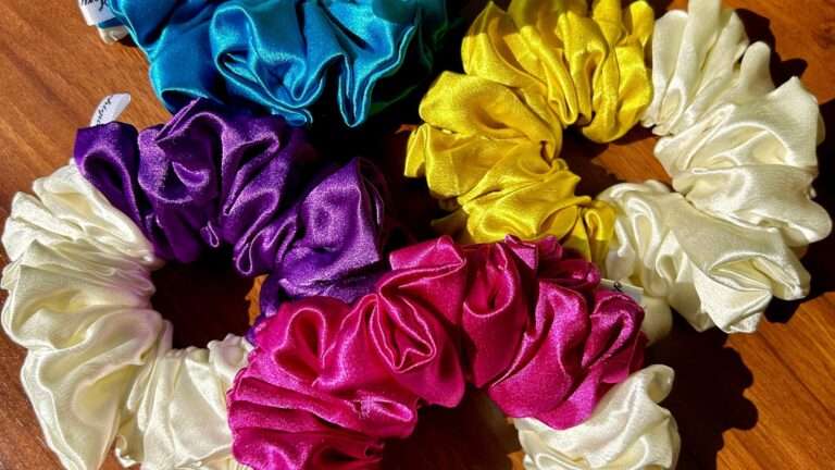 Oversized Silk Scrunchies | World of Scrunchique