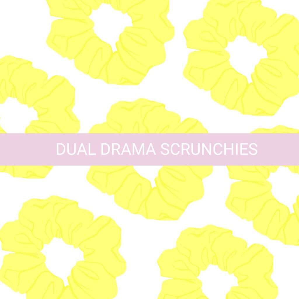 Dual Drama Scrunchies | World of Scrunchique