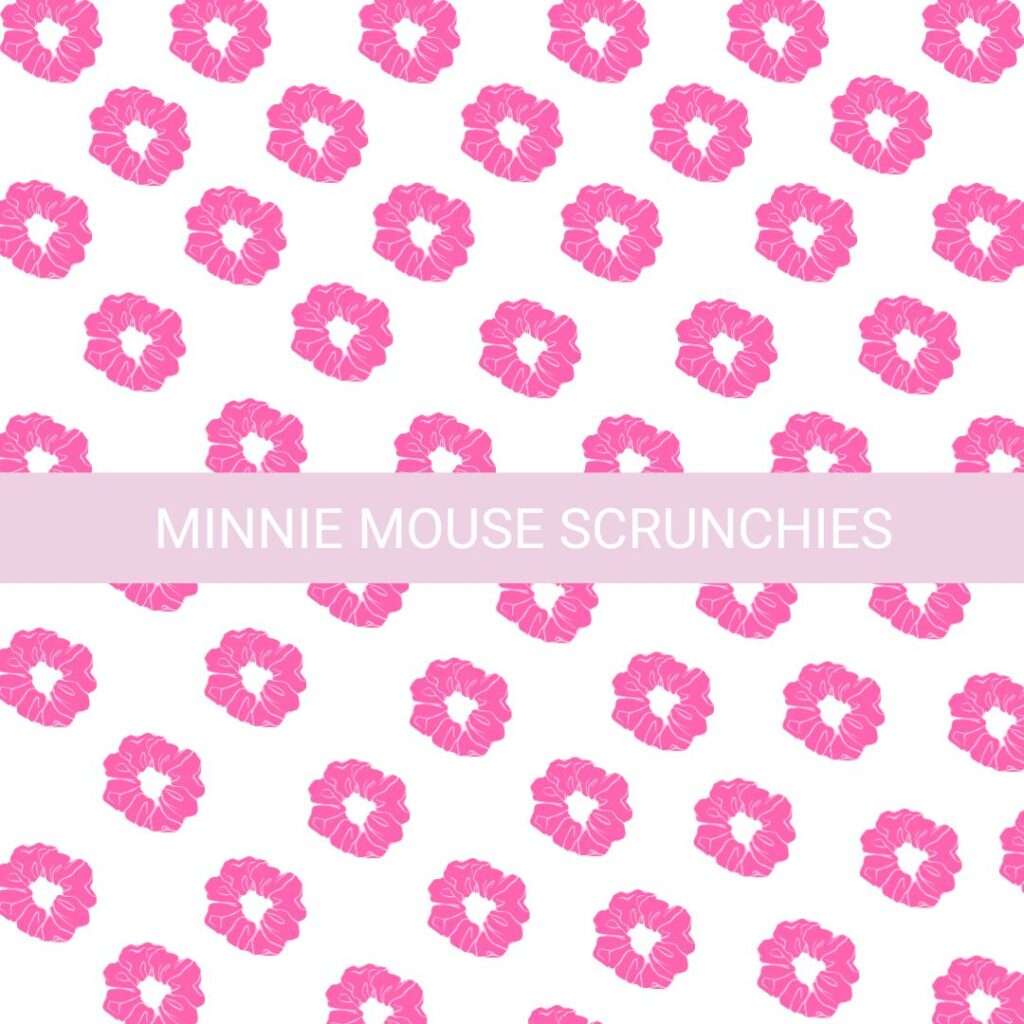 Minnie Mouse Scrunchies | World of Scrunchique