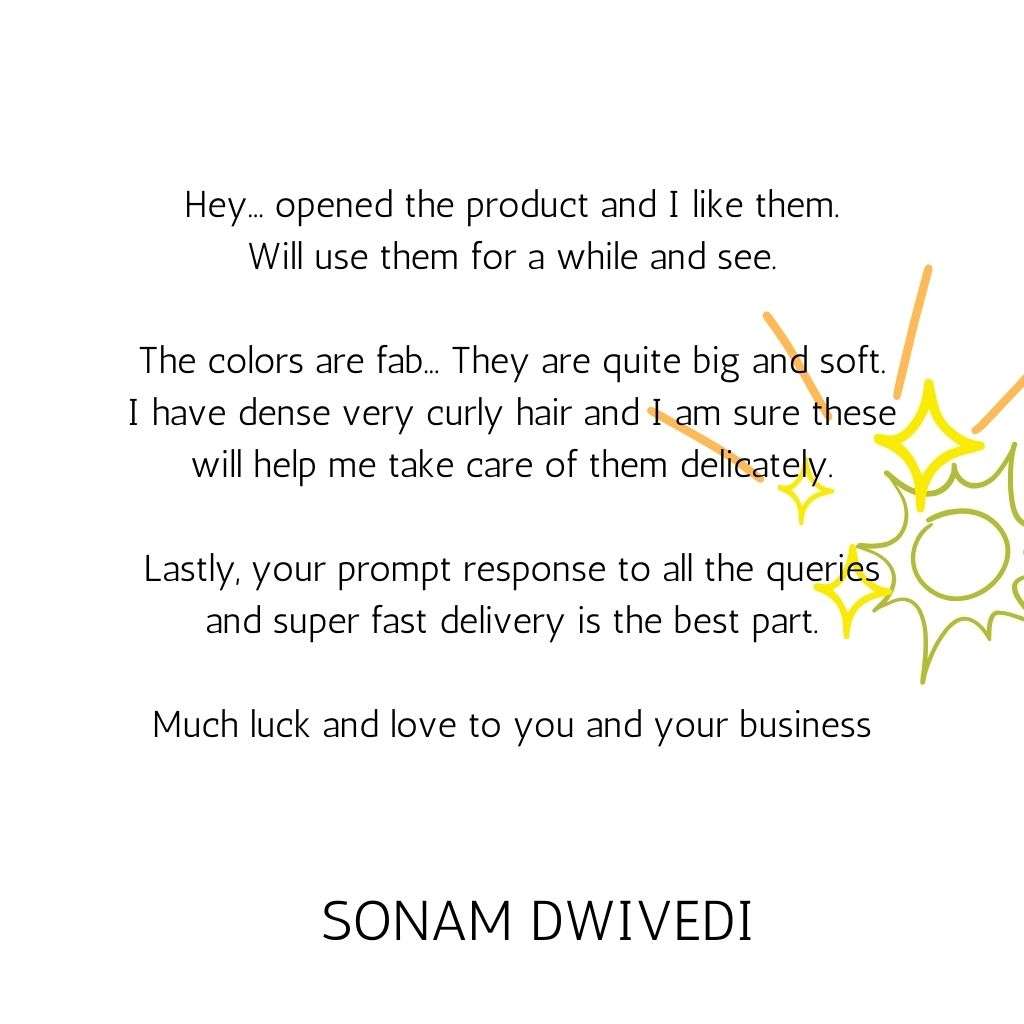 Sonam Dwivedi | Client Review | World of Scrunchique